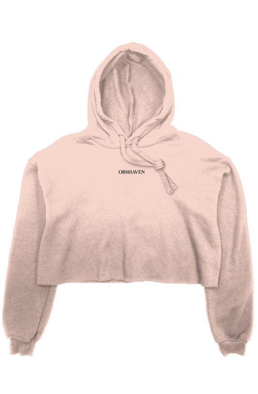 crop fleece hoodie