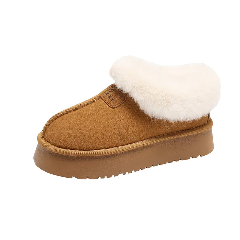 Winter Non-Slip Warm Flat Ankle Boots