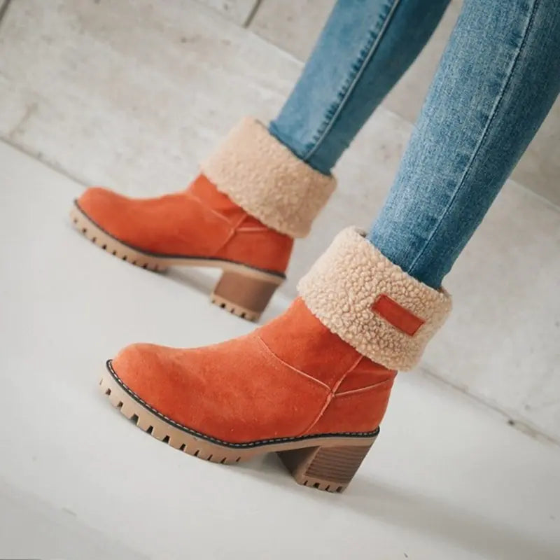 Women's Thermal Fleece Lined Ankle Snow Boots