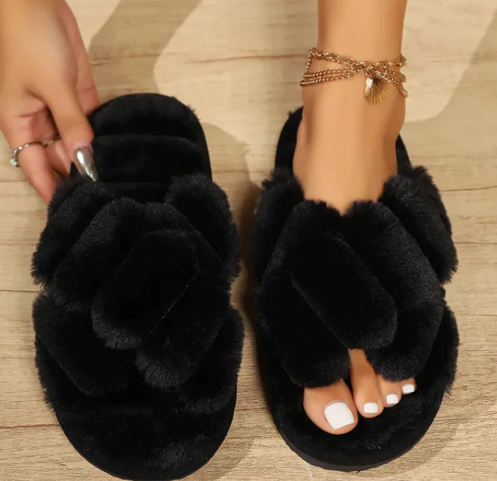 Fluffy Comfort Non-Slip Slippers
