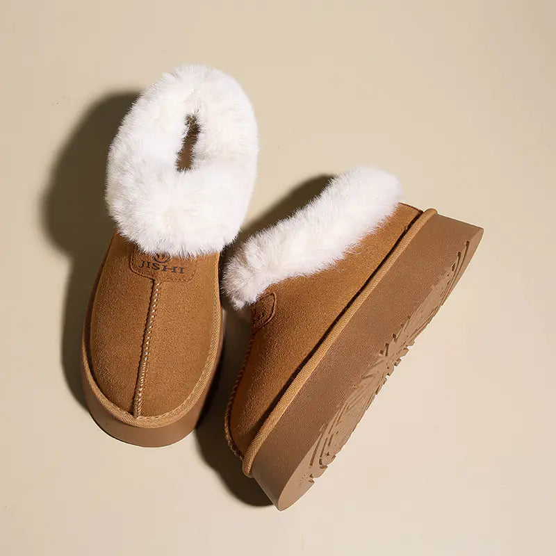 Winter Non-Slip Warm Flat Ankle Boots