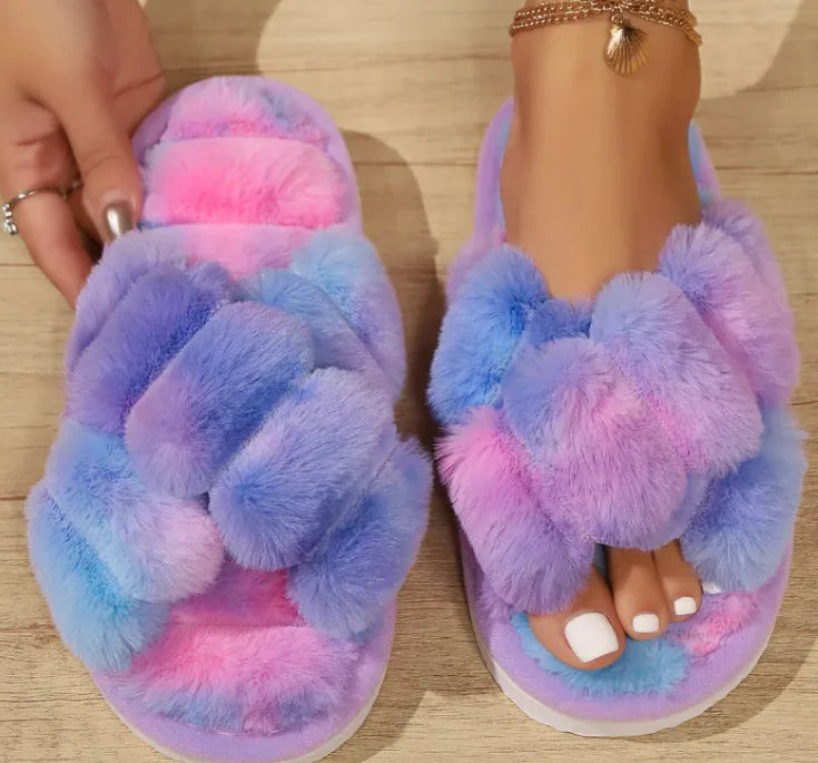 Fluffy Comfort Non-Slip Slippers