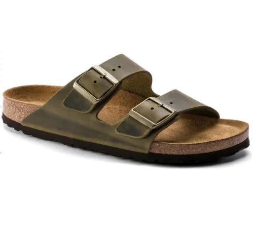 Vintage Cork Leather Sandals (Unisex)