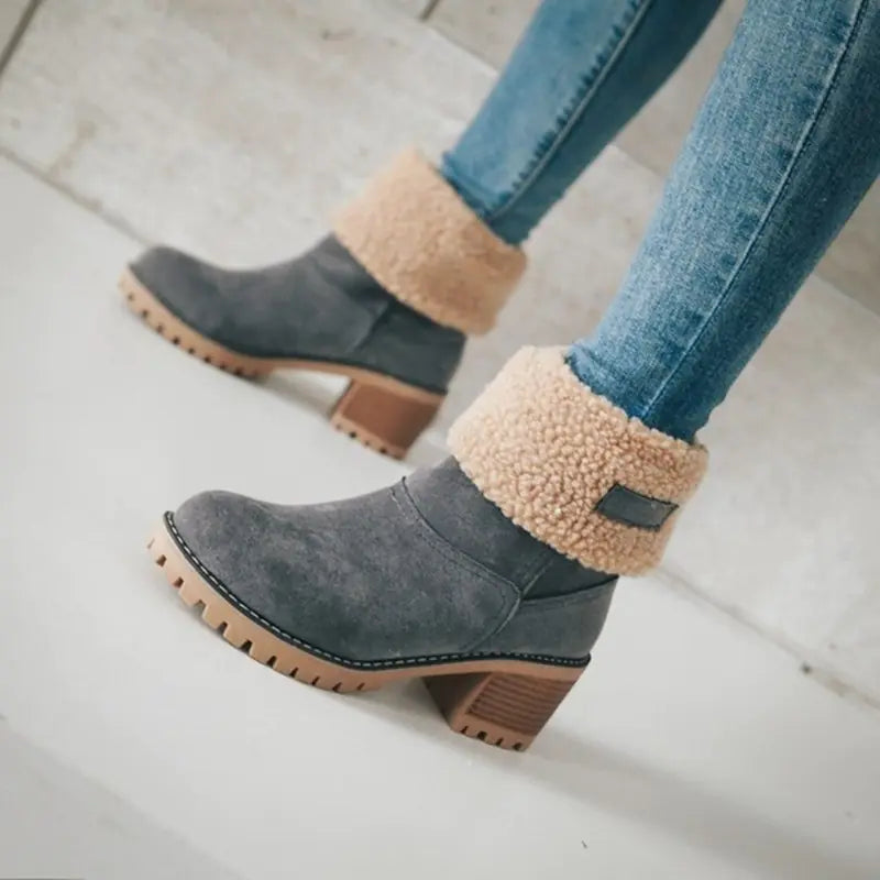 Women's Thermal Fleece Lined Ankle Snow Boots
