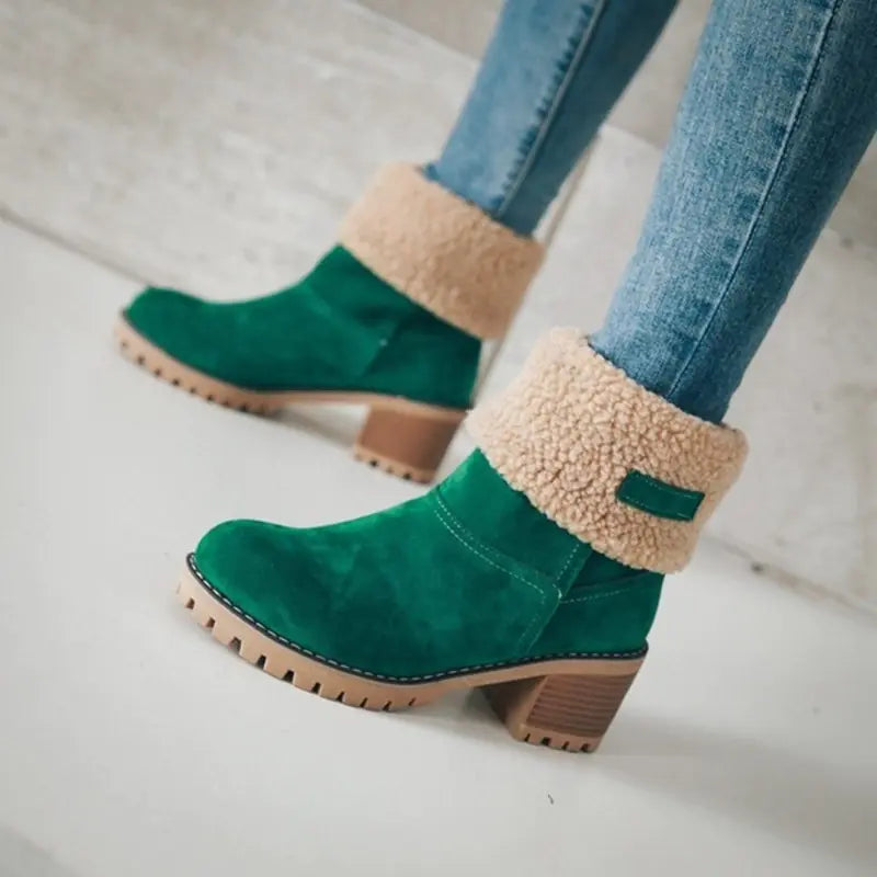 Women's Thermal Fleece Lined Ankle Snow Boots