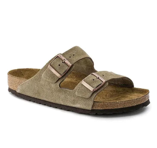 Vintage Cork Leather Sandals (Unisex)