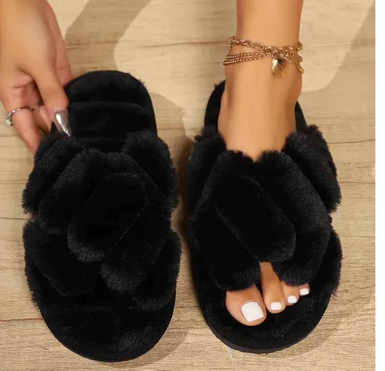 Fluffy Comfort Non-Slip Slippers